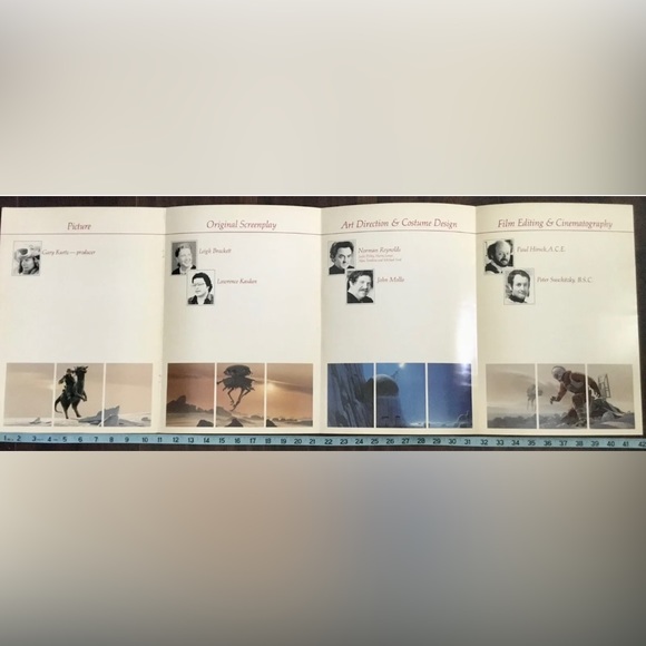 1980 STAR WARS EMPIRE STRIKES BACK Screening Program Brochure w/ Illustrations - Picture 6 of 8